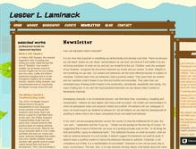 Tablet Screenshot of lesterlaminack.com